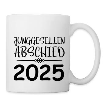 Enterrement de vie de garçon 2025 - Mug blanc - blanc - Droite