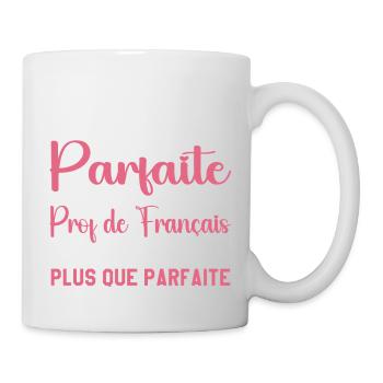 Femme Humour Professeur de Français - Mug blanc - blanc - Droite