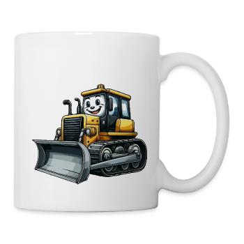 Bulldozer junior - Mug - white - Right