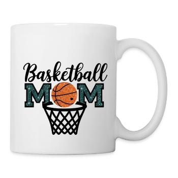 Basketball Mom Cool Design pour les mamans - Mug blanc - blanc - Droite