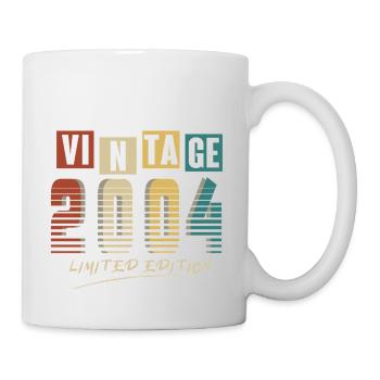 2004 Vintage 2004 né en 2004 anniversaire. Année 2 - Mug blanc - blanc - Droite