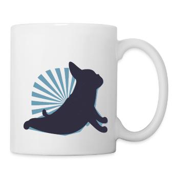 3441 dogyogaTshirt PR t-shirt - Mug blanc - blanc - Droite