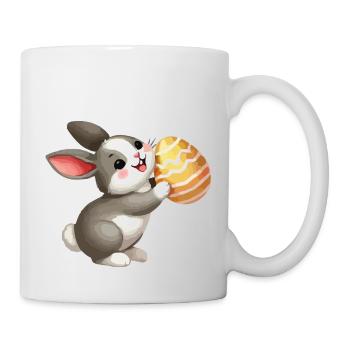 lapin lapin pâques - Mug blanc - blanc - Droite