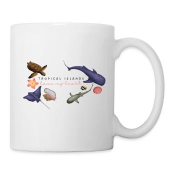 Tropical islands have my heart II - Tasse - Weiß - Rechts