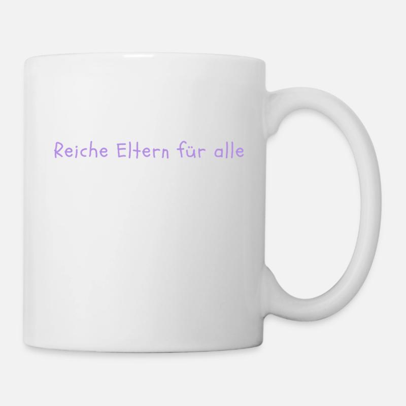 Des parents riches pour tous - Mug blanc - blanc