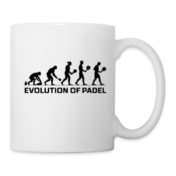 Evolution of padel 1 - Tasse - Weiß - Rechts