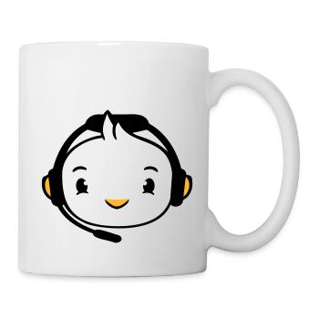 Duck Gamer Gaming Voice Chat Headset Console Game - Mug - white - Right