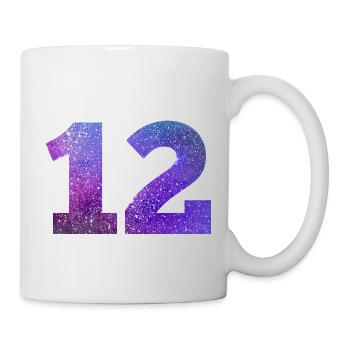 Number 12 galaxy - Mug - white - Right