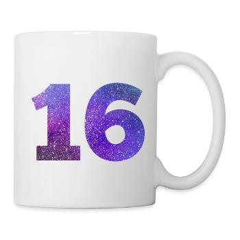 Galaxie Nummer 16 - Tasse - Weiß - Rechts