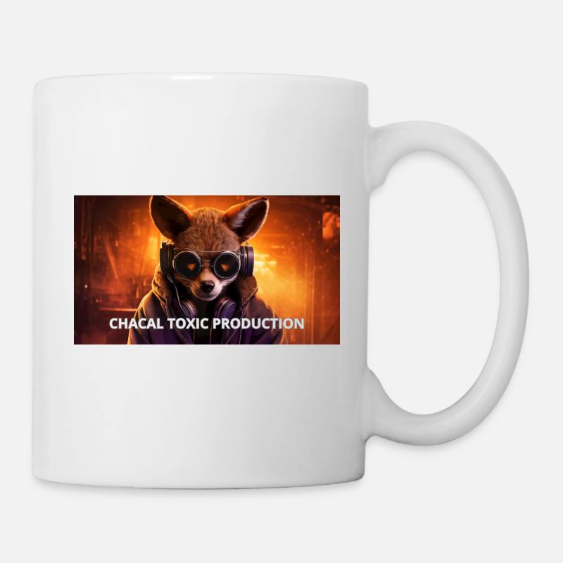 CHACAL TOXIC PRODUCTION 1 - Mug blanc - blanc