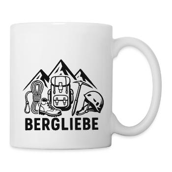 Berg Liebe – Outdoor Abenteuer Design - Tasse - Weiß - Rechts