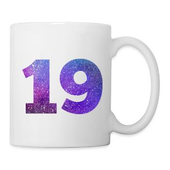 Number 19 galaxy - Mug - white - Right