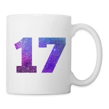 Number 17 galaxy - Mug - white - Right