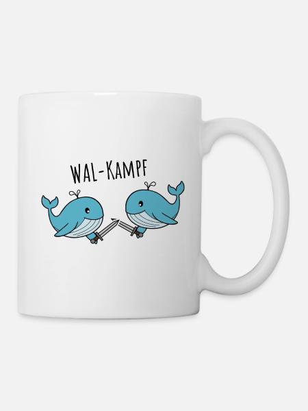 Wal-Kampf hat nichts mit Politik zu tun - Tasse - Weiß