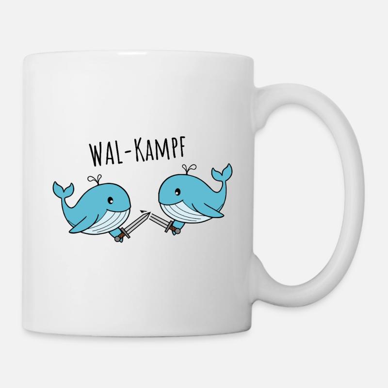 Wal-Kampf hat nichts mit Politik zu tun - Tasse - Weiß