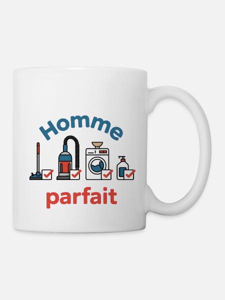 homme parfait - Mug blanc - blanc