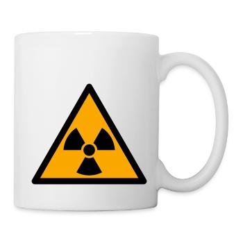 Radioaktiv - Tasse - Weiß - Rechts