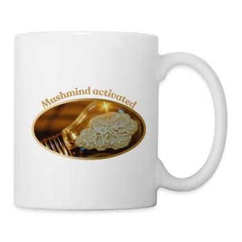 Mushmind activated - Tasse - Weiß - Rechts