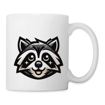 Raccoon Stareyes - Mug - white - Right