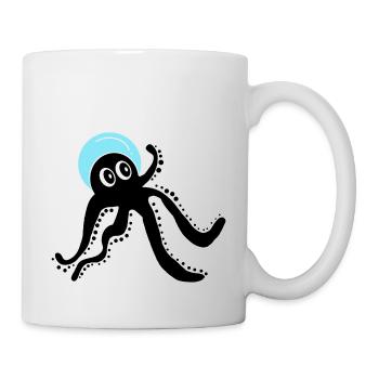 Black Octopus - Mug - white - Right