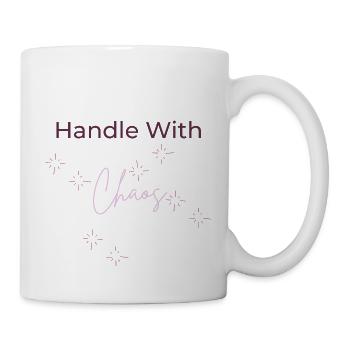 Poignée avec chemise Chaos – Soft Girl Wild Vibes Tee - Mug blanc - blanc - Droite
