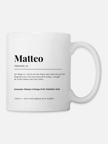 Matteo - Tasse - Weiß