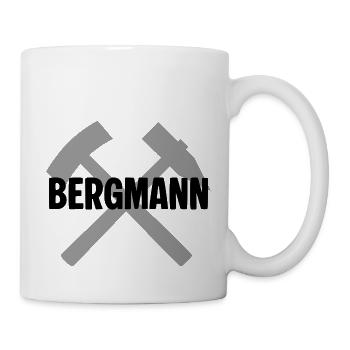Erzgebirge Bergmann - Tasse - Weiß - Rechts