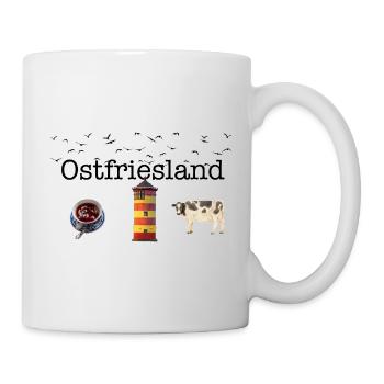 Ostfriesland - Tasse - Weiß - Rechts