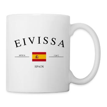 Eivissa Ibiza Spain Holiday Souvenir & Gift - Mug - white - Right