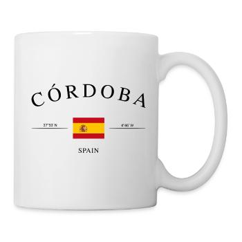 Córdoba Spain Flag Holiday Souvenir & Gift - Mug - white - Right