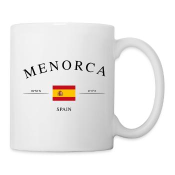 Menorca Spain – Holiday Souvenir & Gift - Mug - white - Right