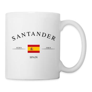 Santander Espagne – Souvenir et cadeau de vacances - Mug blanc - blanc - Droite