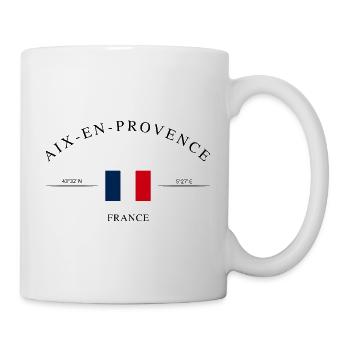 Aix-en-Provence Urlaub Souvenir & Geschenk - Tasse - Weiß - Rechts