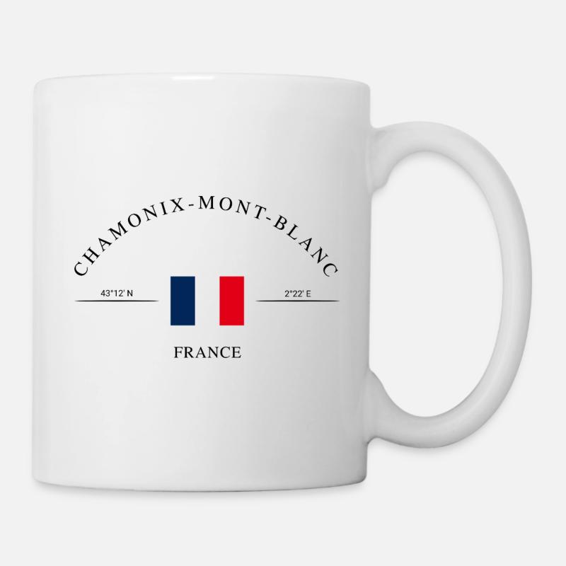 Chamonix-Mont-Blanc – Holiday Souvenir & Gift - Mug - white