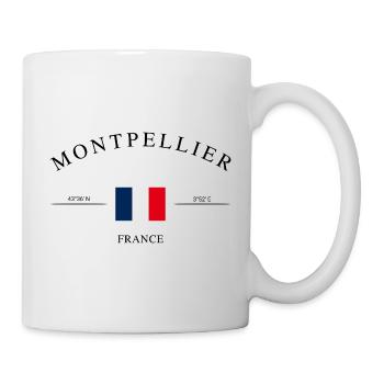 Montpellier France Holiday Souvenir & Gift - Mug - white - Right
