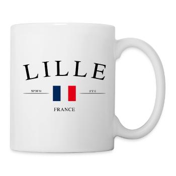 Lille France – Holiday Souvenir & Gift - Mug - white - Right