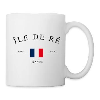 Île de Ré France – Holiday Souvenir & Gift - Mug - white - Right