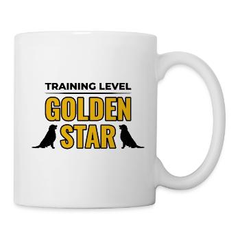 Training Level Golden Star Golden Retriever  - Mug - white - Right
