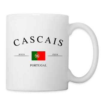 Cascais, Portugal – Souvenir et cadeau de vacances - Mug blanc - blanc - Droite