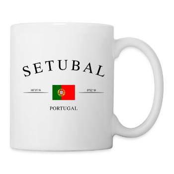 Setúbal Portugal – Holiday Souvenir & Gift - Mug - white - Right