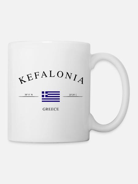 Kefalonia Greece Holiday Souvenir & Gift - Mug - white