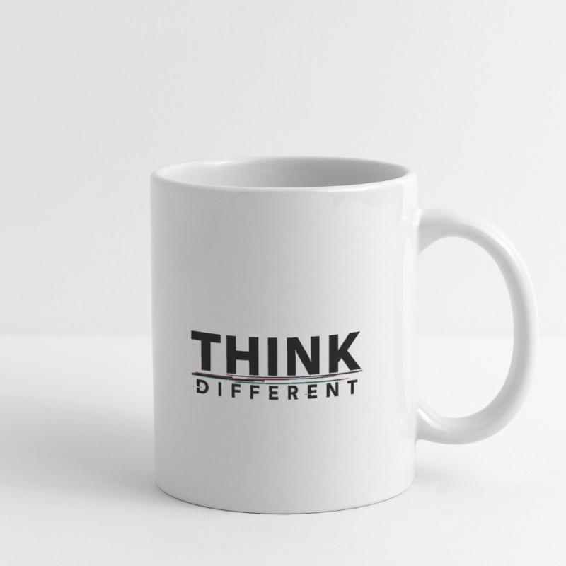 Responsabiliser Penser différemment Conception de motivation Mug blanc