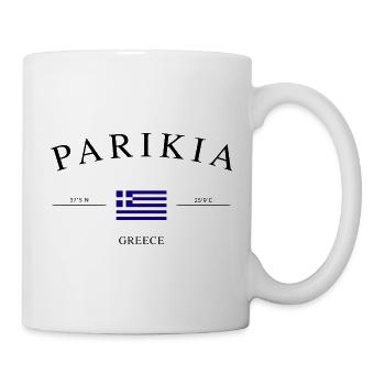 Parikia Paros – Holiday Souvenir &amp; Gift - Mug - white - Right