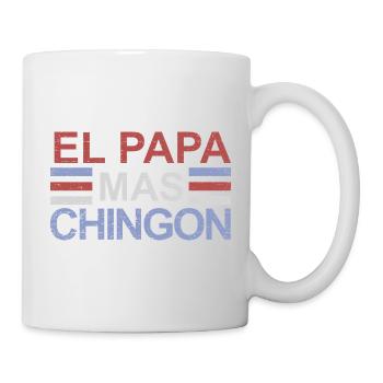 El Papa Mas Chingon - Mug blanc - blanc - Droite