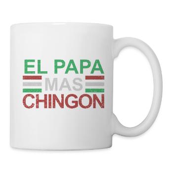 El Papa Mas Chingon - Mug blanc - blanc - Droite
