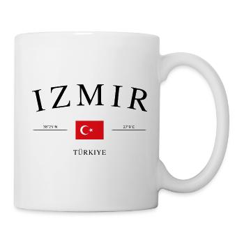 Izmir Turkey – Holiday Souvenir & Gift - Mug - white - Right
