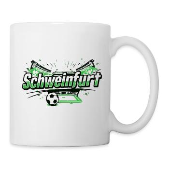 Conception du stade de football de Schweinfurt - Mug blanc - blanc - Droite