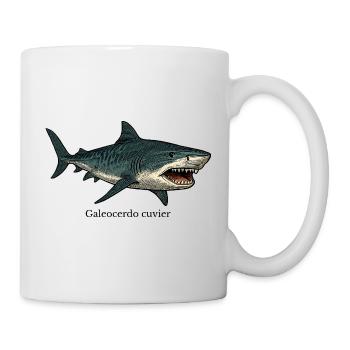 Galeocerdo cuvier Tigerhai Design - Tasse - Weiß - Rechts