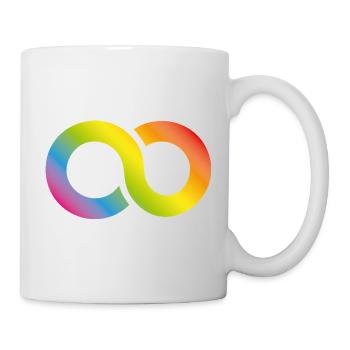 LGBTIQ - Unendliche Vielfalt. Pride/CSD - Tasse - Weiß - Rechts