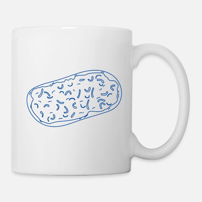 Tarte flambée - Mug blanc - blanc